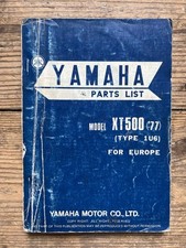 GENUINE 1970s YAMAHA PARTS LISTS - VARIOUS MODELS