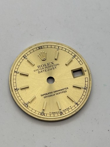 Rolex datejust gold watch - rolex,
