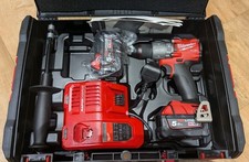 Milwaukee M18FPD2-502X 18V Fuel Combi Drill 2x 5Ah Batteries and rapid charger 