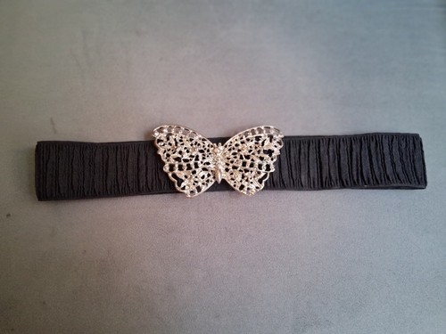 Lady black elasticated - lady's,