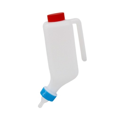 Lamb milk bottle with - bottle, scale