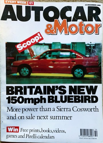 Autocar magazine dec - 13-dec-89,
