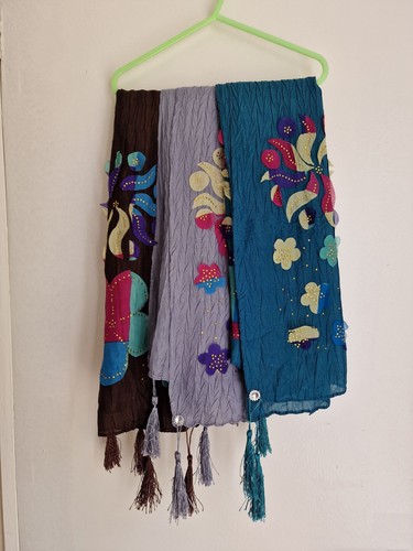 Indian asian scarf bundle - asian, 3