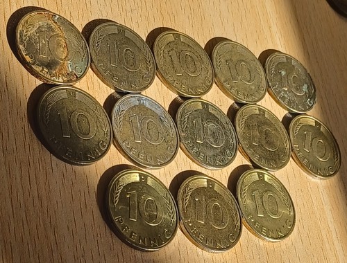 Germany pfennig coin - 10,