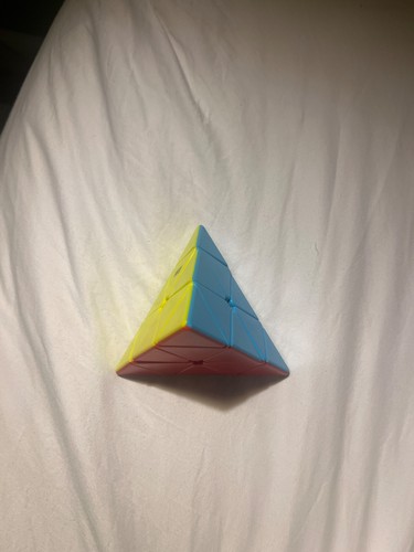 Tetrahedron rubik cube red - tetrahedron,