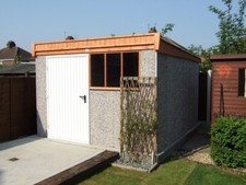 Concrete garage delivered - delivered, &