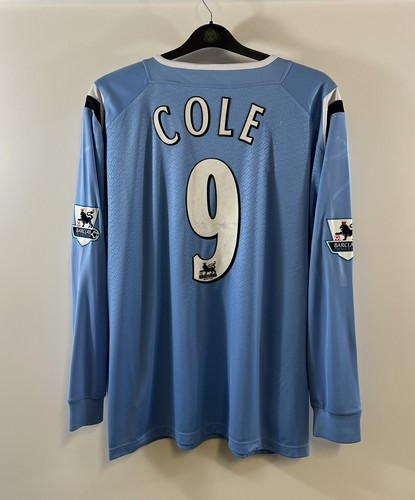 Manchester city matchworn cole - manchester,