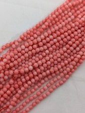 Coral Beads, Natural, Pink