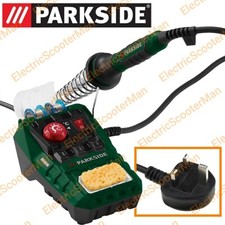 Parkside 48W Soldering Iron Station With 2x 5g Reels Solder 100-500°C Corded