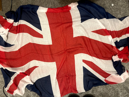 Union jack flag scarf red - union,