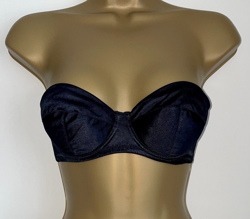 New gossard black strapless - new,