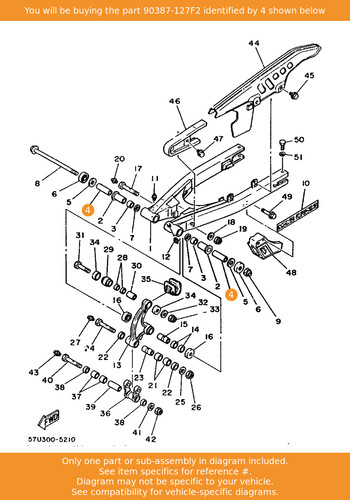Yamaha collar 90387 127f2 - yamaha, 90387-127f2