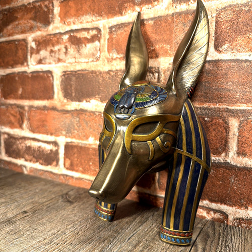 Anubis mask egyptian wall - anubis,
