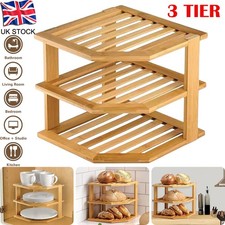 3 Tier Bamboo Kitchen Plate