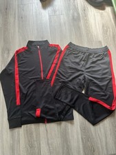 Tracksuit size M Lightweight gym running Slim Fit zipped pockets