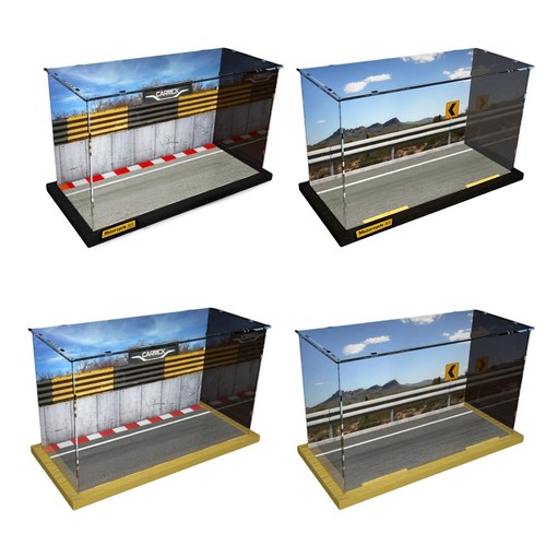 Parking lot display - lot, case
