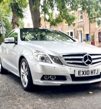 E 250 Class Mercedes CDI Coupe W212 2010 87k FSH With MB Silver