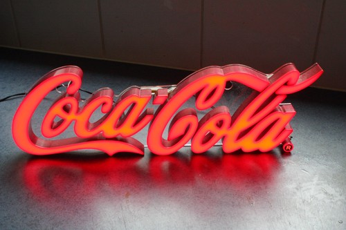 Official coca cola script - coca-cola, led