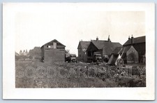 Barnes Old Farm Old lorries  Near Richmond London Real Photo Postcard lon 109