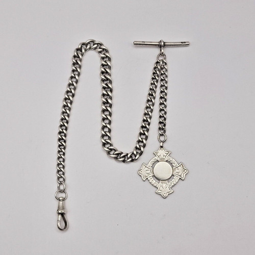 Sterling silver albert - sterling, chain