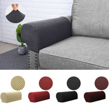 2PCS Removable Arm Stretch Sofa Couch Chair Protector Armchair Covers Armrest