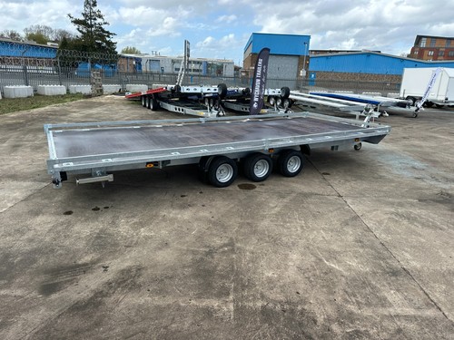 New flatbed trailer 18ft x7ft - trailer,