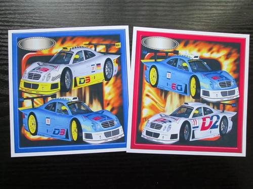 Set sporty rally cars - set,