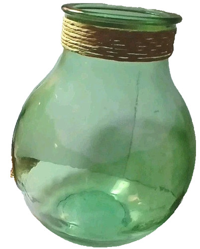Green demijohn carboy bottle - green,