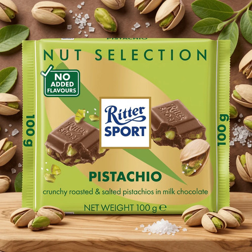 Ritter sport pistachio milk - ritter,