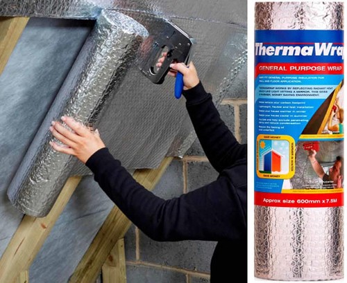 Thermawrap bubble foil - bubble,