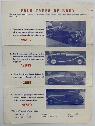 Original 1955 morgan stock - original,