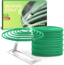 Citronella Coils Citronella Incense Coil Holder for Outdoor Garden 48 Coils