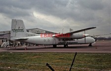 PHOTO  G-AVPN HANDLEY PAGE HERALD 213 CHANNEL EXPRESS BOURNEMOUTH 22-02-1992