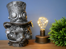 Steampunk Cat Head Bust with