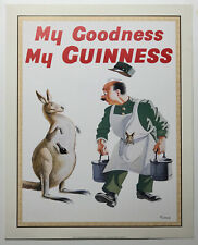 Guinness Print 'My Goodness My Guinness' John Giltroy print