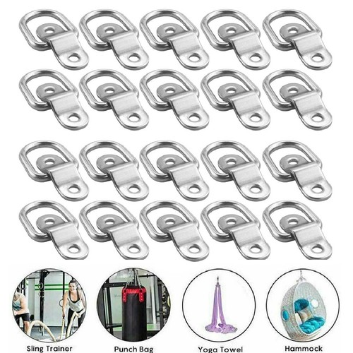 20pcs rings hook tie - d-rings,