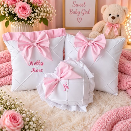 Personalised baby cushions set - baby,