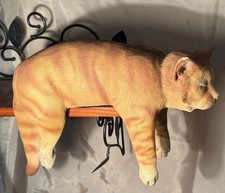 Sleeping Tabby Cat Shelf /