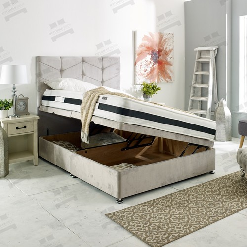 Ottoman storage plush velvet - ottoman,
