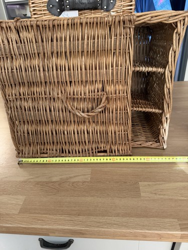 Vintage wicker wine carrier - vintage,