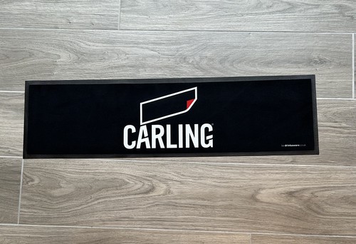 Carling rubber back bar pub - rubber,