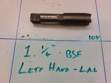 1. 1/4" BSF Left Hand / Machine Tap - one quarter inch  - 9 tpi - L.A.L.