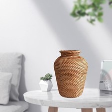 Rattan Vase Branch Flower Pot Rustic Wicker Vase Bouquets Flower Arrangement