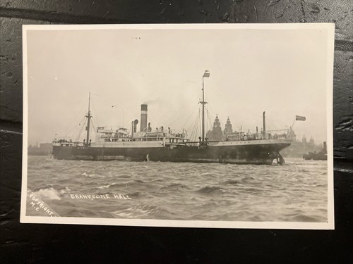 Merchant navy postcard - merchant,
