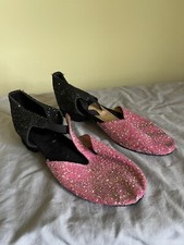 Line dancing Greek sandals dance shoes size 5 By Nagar Dance Brand New