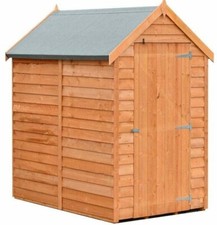 6x4 WOODEN GARDEN SHED APEX