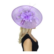 Large Flower Feather Hatinator