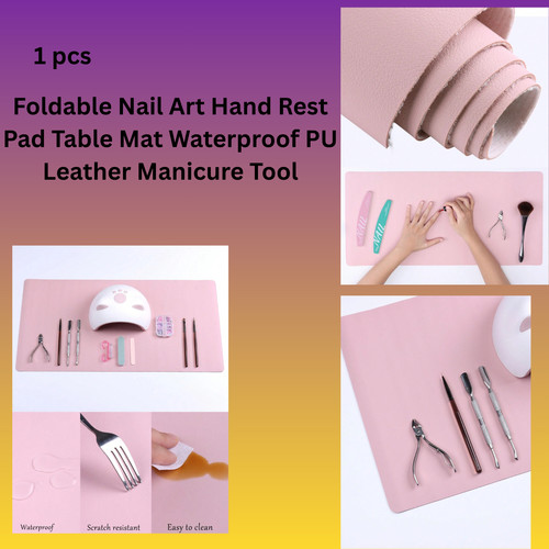 Foldable nail art hand - nail, rest