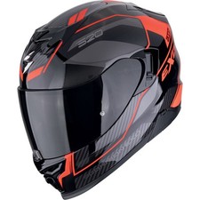 Scorpion Exo 520 Evo Air Motorcycle Helmet Lena Black Red