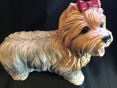 Yorkshire terrier dog statue - dog,